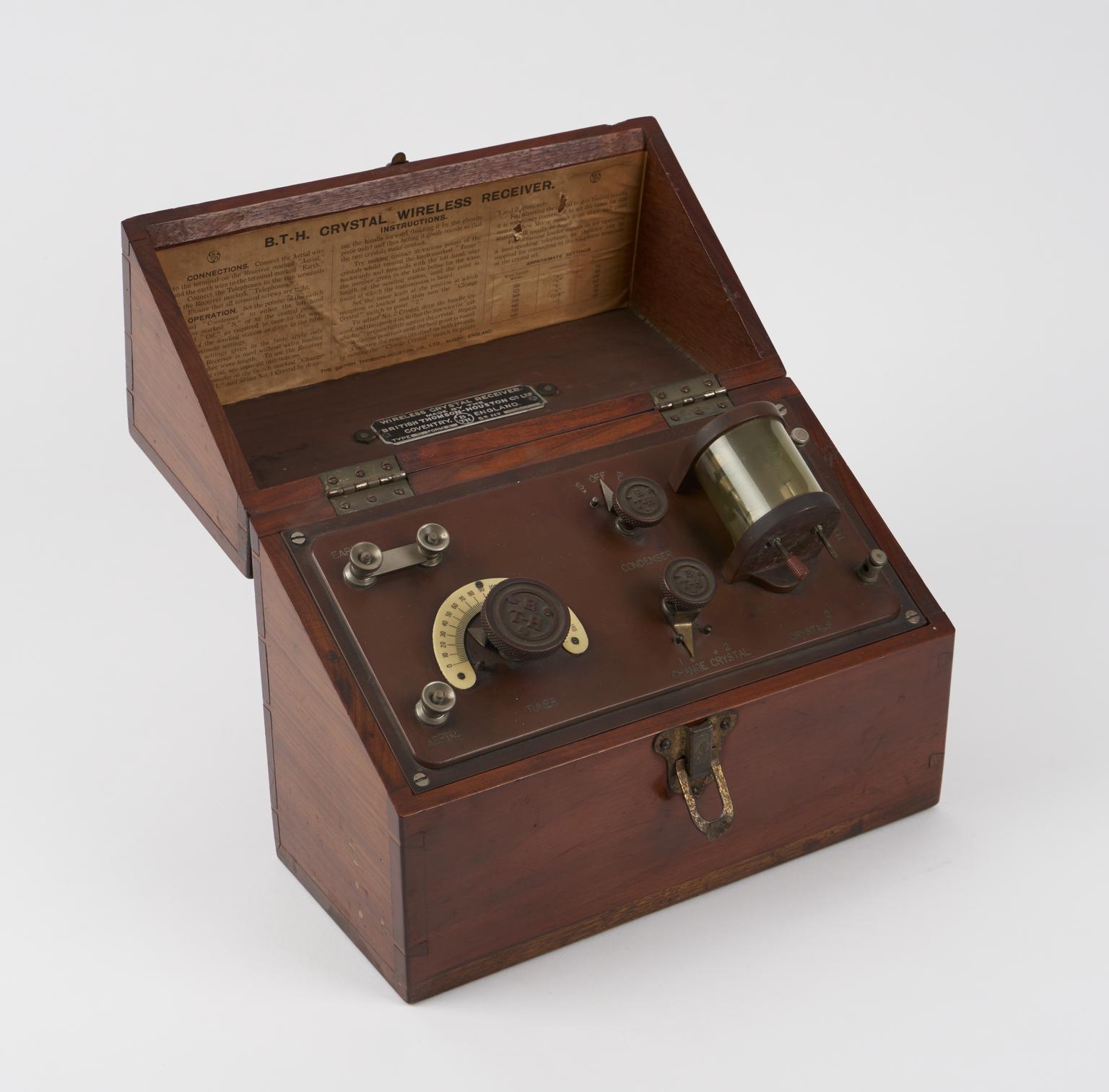 Basic Variometer B.T.H. variometer crystal set | Science Museum Group Collection