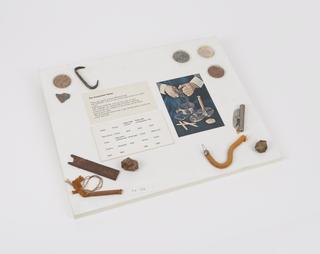 Steel, used with flint and tinder from axis of leaves of Dwarf Palm, Indian