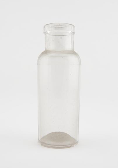 Glass specimen bottle, empty, one of fourty-four, English