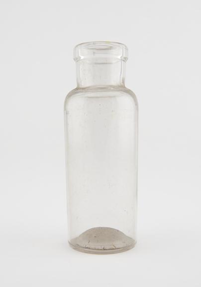 Glass specimen bottle, empty, one of fourty-four, English