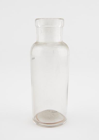 Glass specimen bottle, empty, one of fourty-four, English