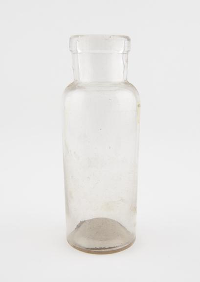 Glass specimen bottle, empty, one of fourty-four, English