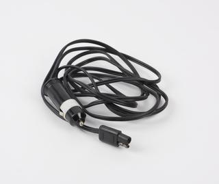 Cable for portable mobile telephone with large battery pack, 1980-1991