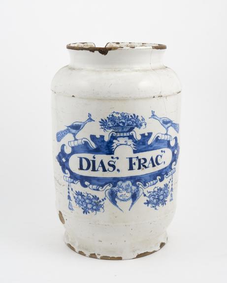 Glazed earthennware jar, "Dias: Frac"