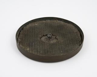 Zinc lid from Shillcock's patent perforated cage leech jar