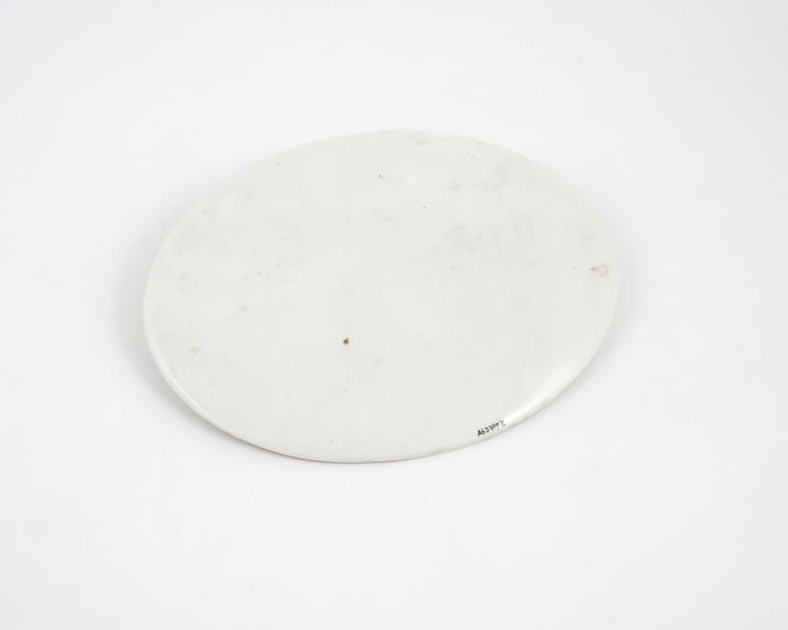 Oval porcelain plaque, perhaps for portraiture, German ?