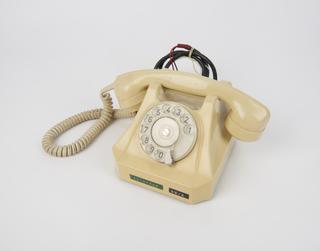 Telephone handset model 'PTT 1950' made by Autophon