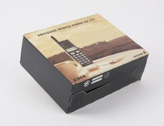 Original packaging for the ETACS mobile telephone