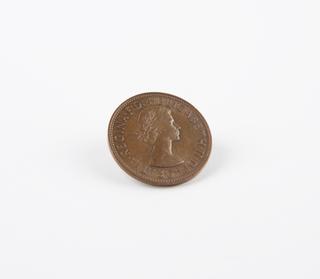 Penny from amusement arcade machine