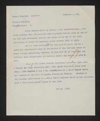 Photograph: Instruments - Gramophone