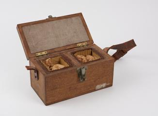 Wooden box for cut-away Marconi-EMI Emitron television camera