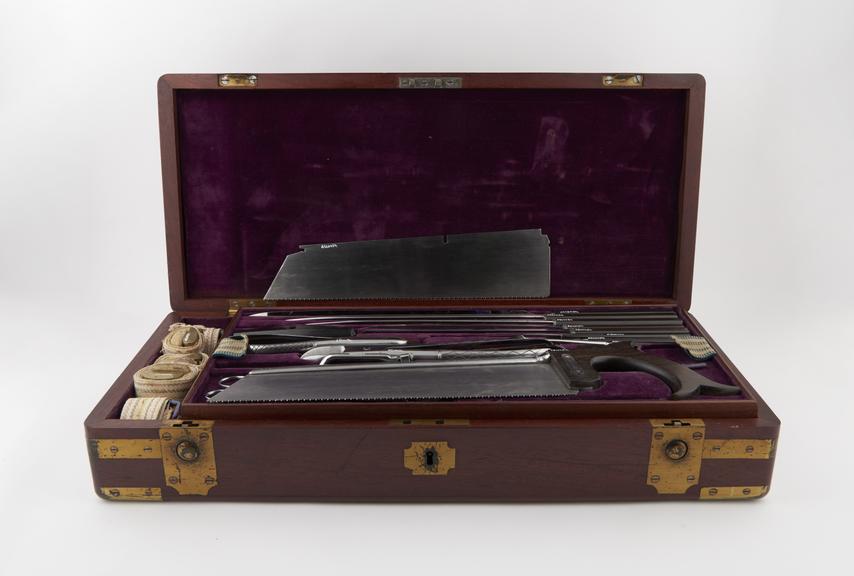 Surgical instrument set by Richardson, cased, Scottish