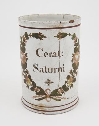 Neoclassical ointment jar