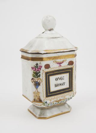 Polygonal drug jar