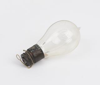 One of eighty-six early incandescent lamps