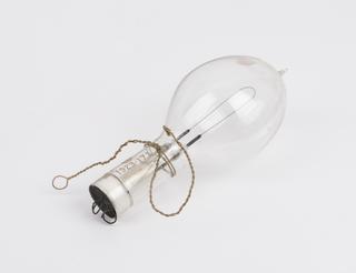 One of eighty-six early incandescent lamps