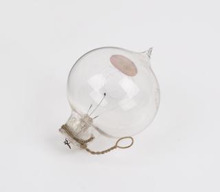 One of eighty-six early incandescent lamps