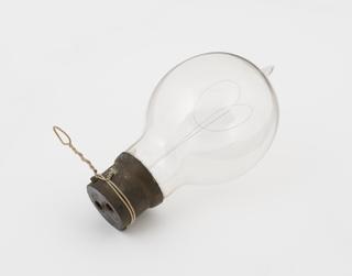 One of eighty-six early incandescent lamps
