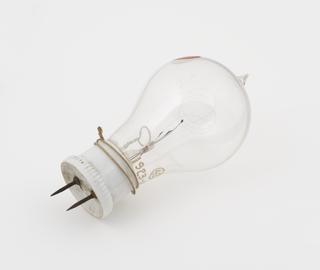 One of eighty-six early incandescent lamps