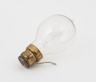 One of eighty-six early incandescent lamps