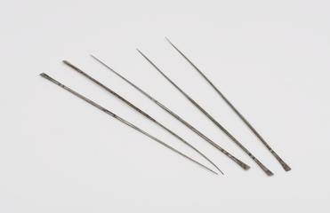 Five opium needles for opium smoking set