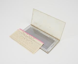 IBM 80 column punched card gauge