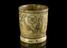 Engraved ivory mortar, with pestle, European(?), 1501-1700