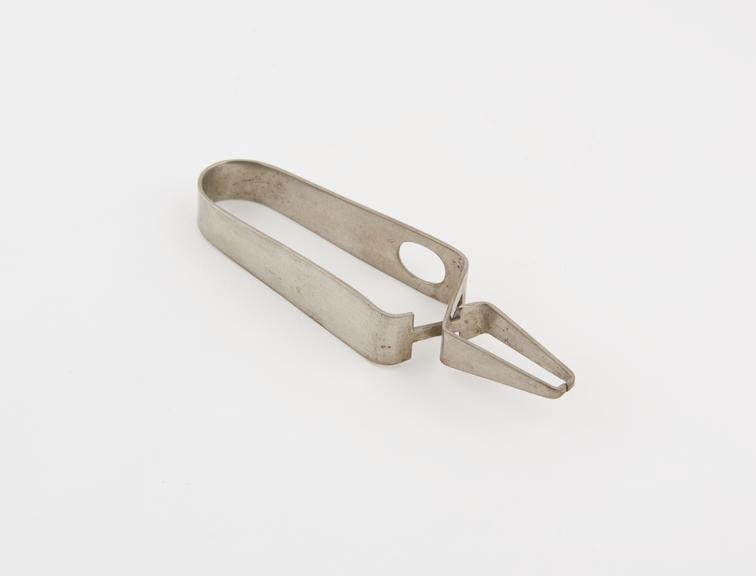 Spring clip, steel, 1880-1920