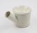 Spittoon, creamware, English, 1780-1850