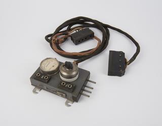 control unit with lead for telephony transmitter