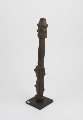 Carved wooden effigy