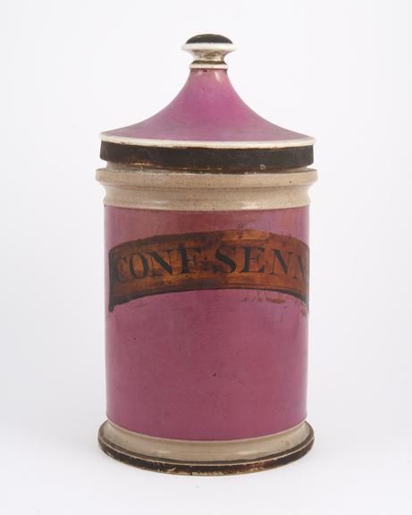 Pharmacy storage jar, English, late 19th century