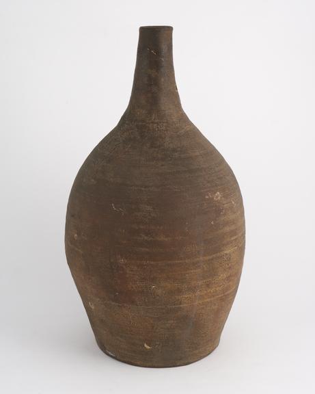 Large stoneware bottle probably English, 19th century