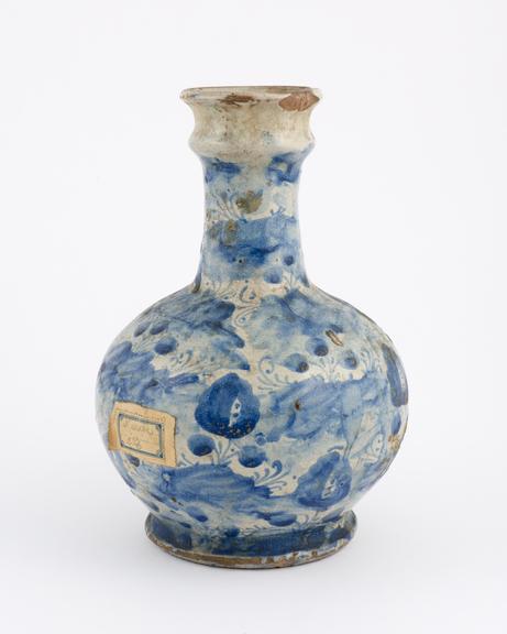 Pharmacy storage jar, Italian, probably 18th century