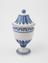 Italian storage vase, early 19th century, blue and white