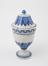 Italian storage vase, early 19th century, blue and white