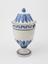 Italian storage vase, early C19 blue and white