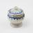 Italian ointment jar, C18, blue and white, from Liguria