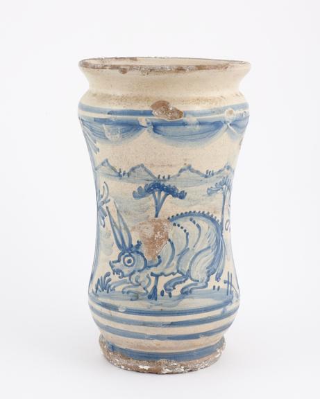 Albarello vase, Italian, C18