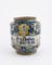 Polychrome tin-glazed earthenware drug jar