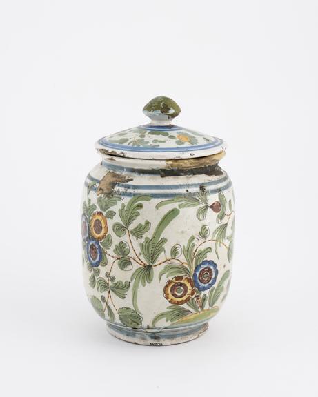 Italian storage vase