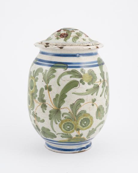 Italian storage vase