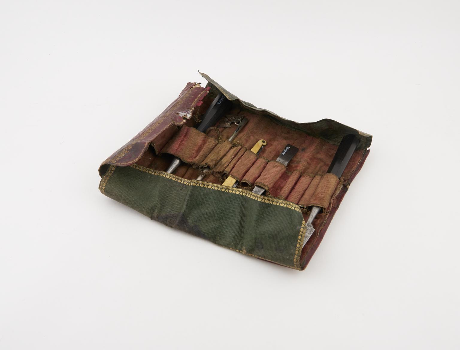 Surgical Rugines Rugine with wooden handle | Science Museum Group Collection