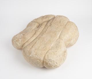 plaster cast figure with undifferentiated thighs