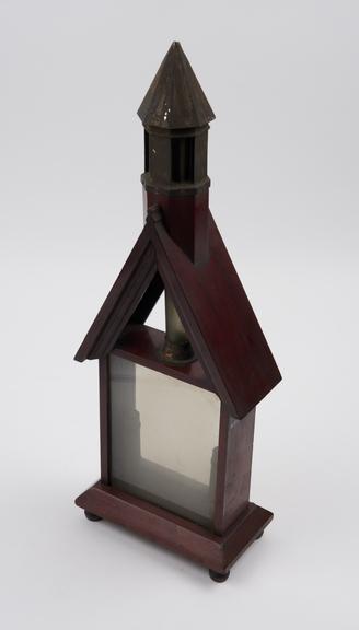 Ventilator, model of patent by Robert Boyle, mahogany frame