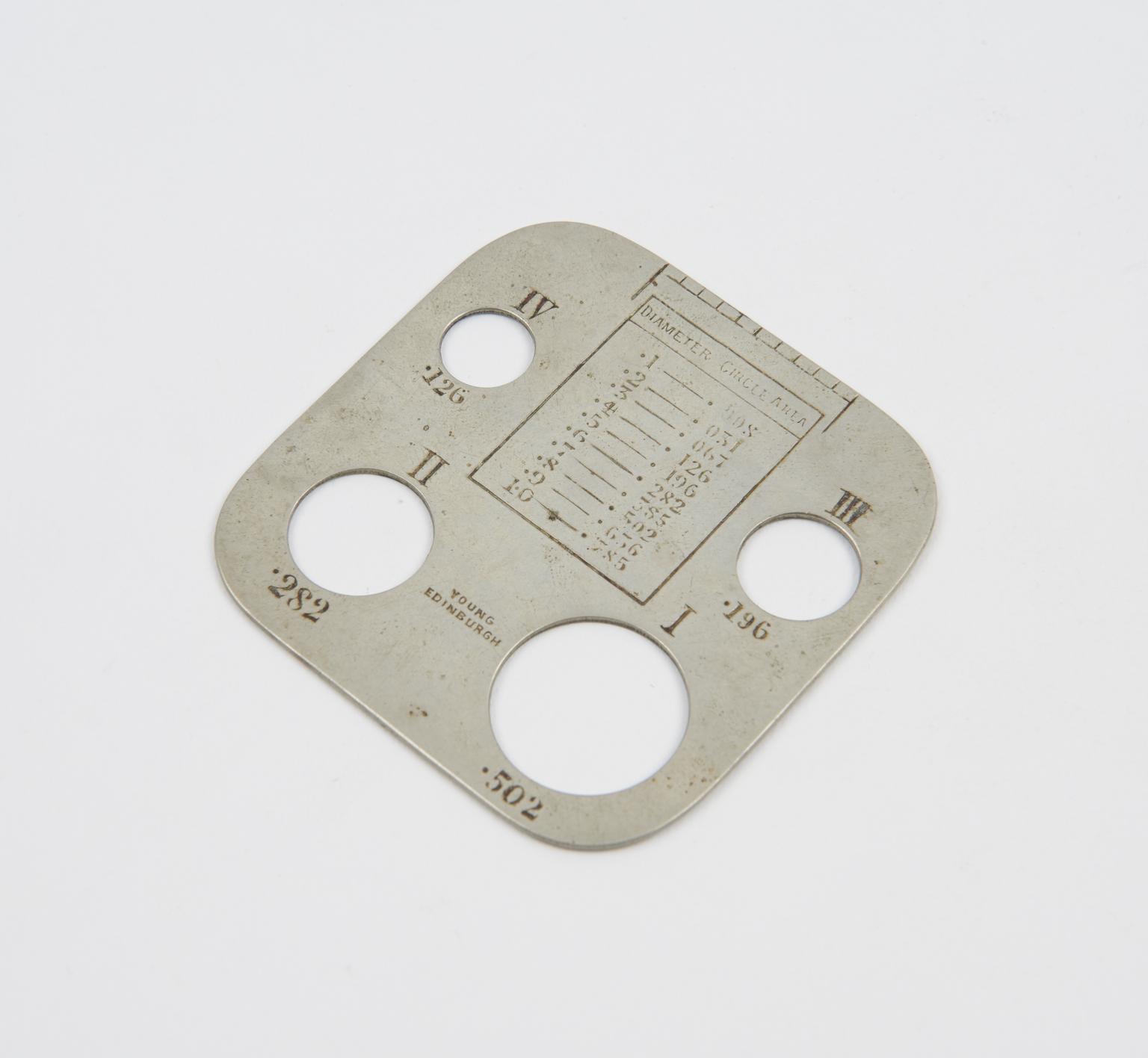 Smallpox Scale Bar Smallpox pustule gauge, Edinburgh, Scotland, 1870-1930 | Science Museum ...