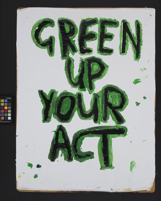 Protest sign used at youth strike against climate change, March 2019