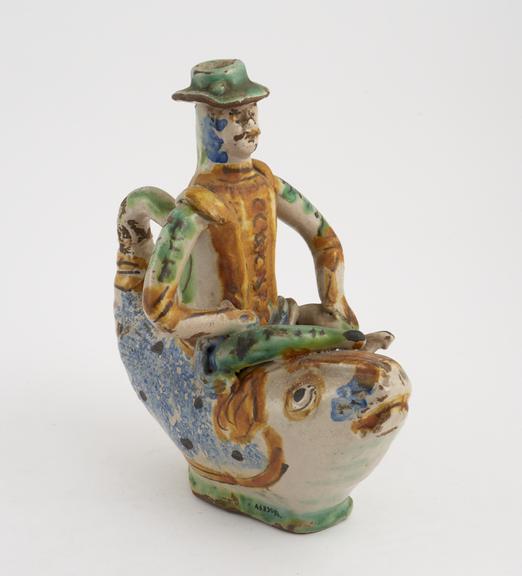 Holy water jar, probably Spanish, 19th century