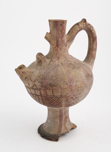 Jug, stone ware, with docorated pattern, European, 18th century