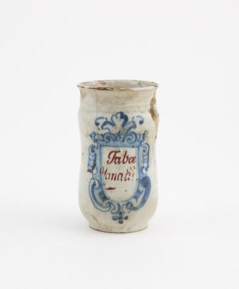 Tin glazed earthenware albarello